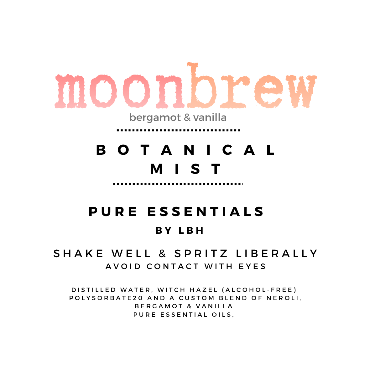 MoonBrew ~ Botanical Mist