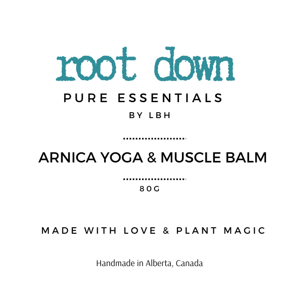 Root Down ~  Arnica Yoga & Muscle Balm