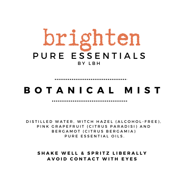 Brighten  ~ Botanical Mist