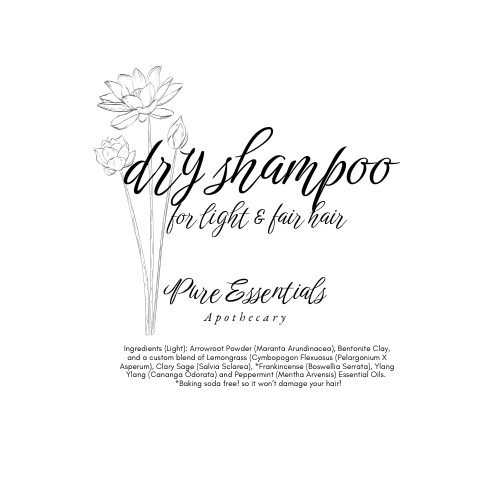 All-Natural Dry Shampoo (Light and Dark)